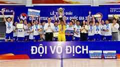Thái Sơn Nam TP. HCM lần thứ 3 liên tiếp vô địch giải futsal nữ quốc gia